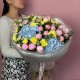 Букет из пионов и диантусов «Лимончелло»2