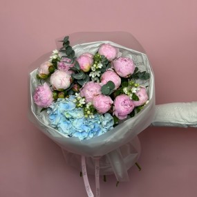 Букет с пионами «Сладкий сон»
