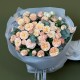 Букет из кустовых роз «Молочный шелк»2