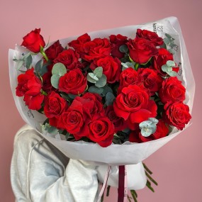 Моно букет из роз «Нина»