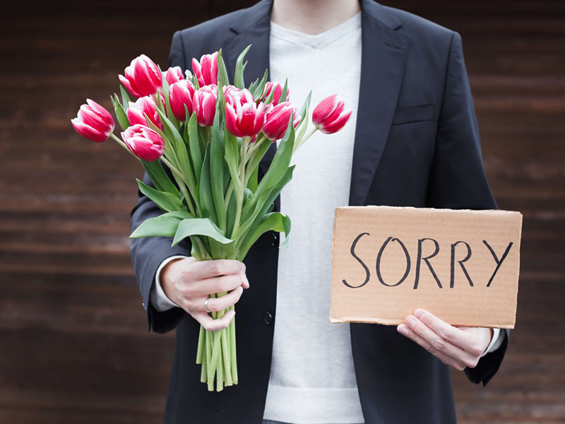 Как сказать "прости" с помощью цветов